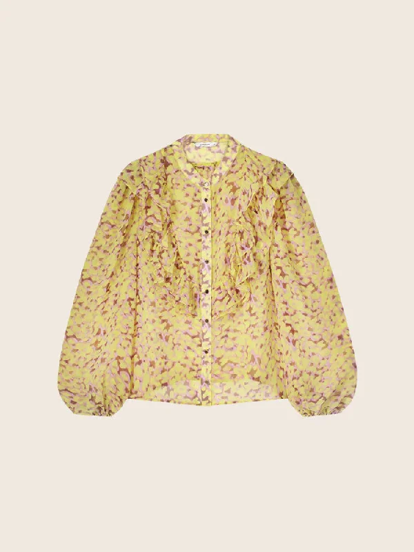 Summum Animal Print Blouse Multi Feminine Pastel Blouse