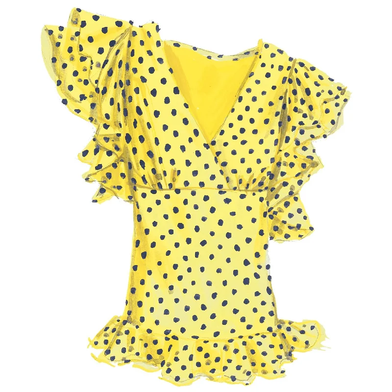 Texas Star Flutter Blouse Elegant Lace Blouse