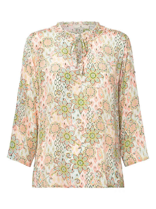 Charlotte Sparre Laila Blouse Jasmin Green Stylish Wrap Blouse