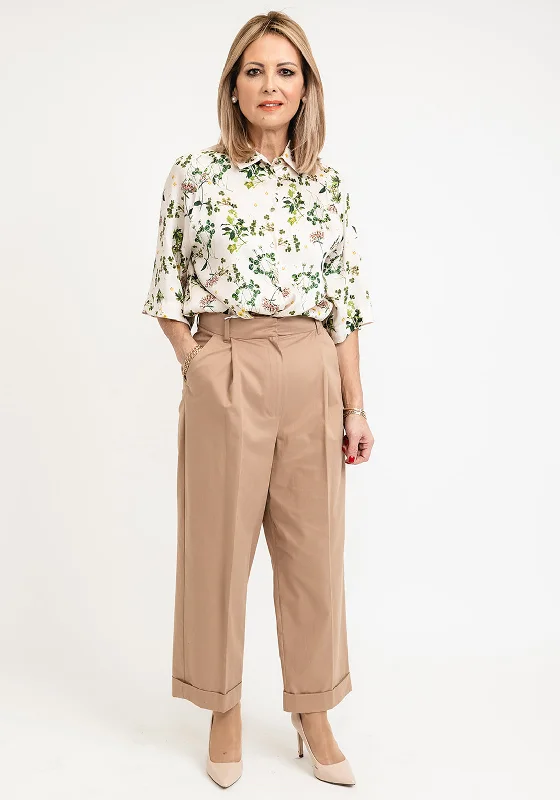 iBlues Parata Wildflower Print Blouse, Cream Multi Boho Printed Blouse