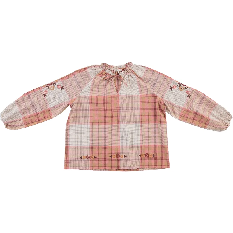Linda Woman Blouse Textured Cotton Blouse