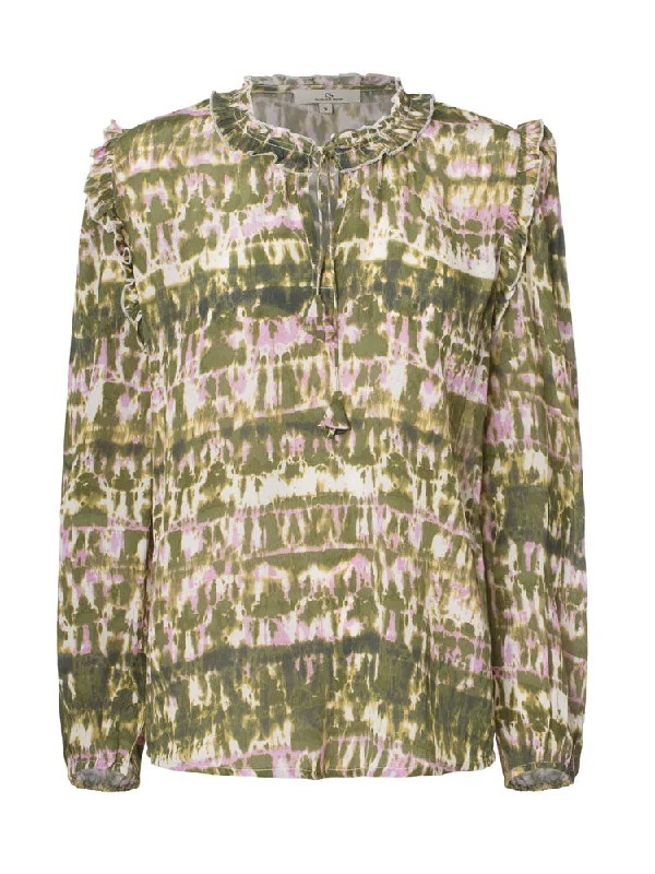 Charlotte Sparre Summer Fave Blouse Khaki Modern Oversized Blouse