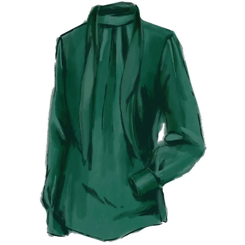 Ingenue Blouse Subtle Shimmer Blouse