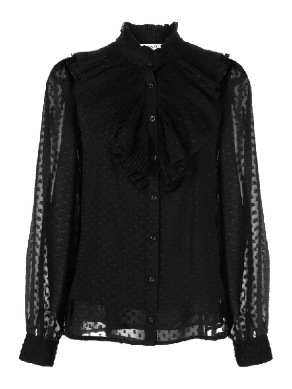 Twinset Blouse Black Smart Casual Blouse