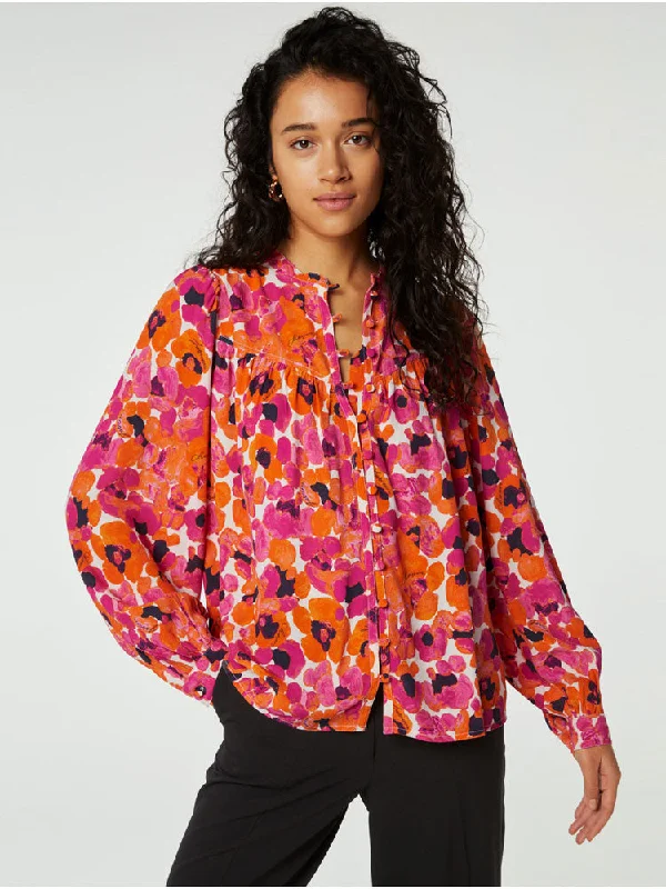 Fabienne Chapot Resa Blouse Candy Cat Chic Wrap Blouse
