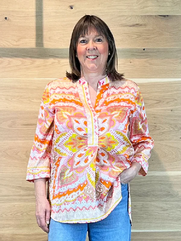 Charlotte Sparre Bliss Blouse Springtime Yellow Puff Sleeve Blouse