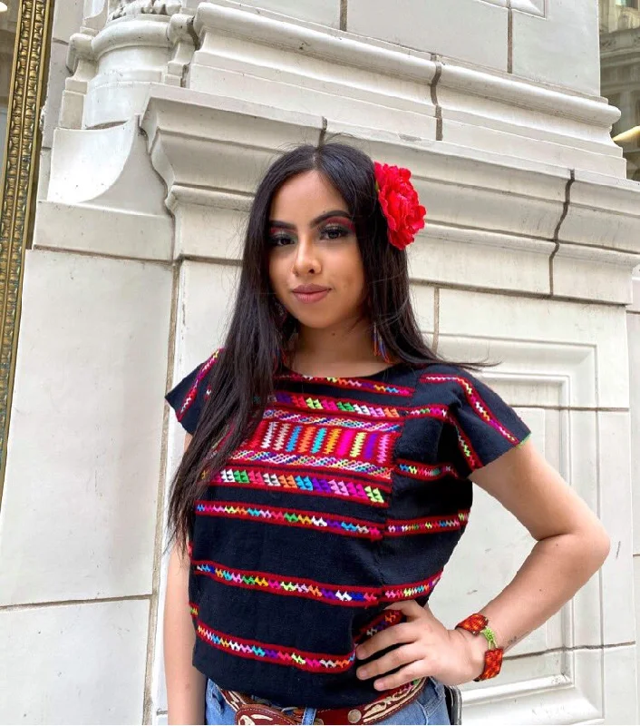 Vibrant "Triqui" Blouse Soft Modal Blouse