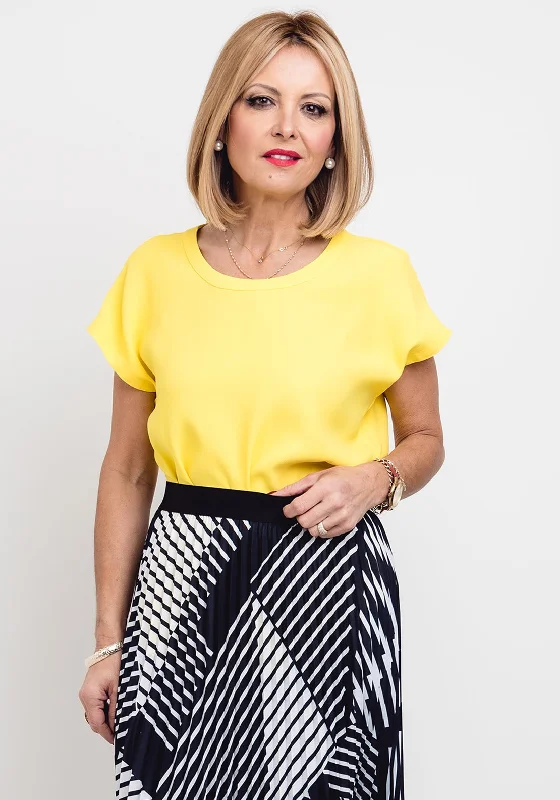 Gerry Weber Blouse Short Sleeve Side Tie Blouse