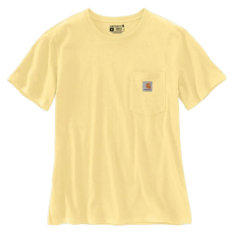 103067 - Carhartt Women's WK87 Workwear Pocket SS Tshirt Front Pockets Side Pockets Patch Pockets 103067 - Carhartt Women's WK87 Workwear Pocket SS Tshirt Front Pockets Side Pockets Patch Pockets