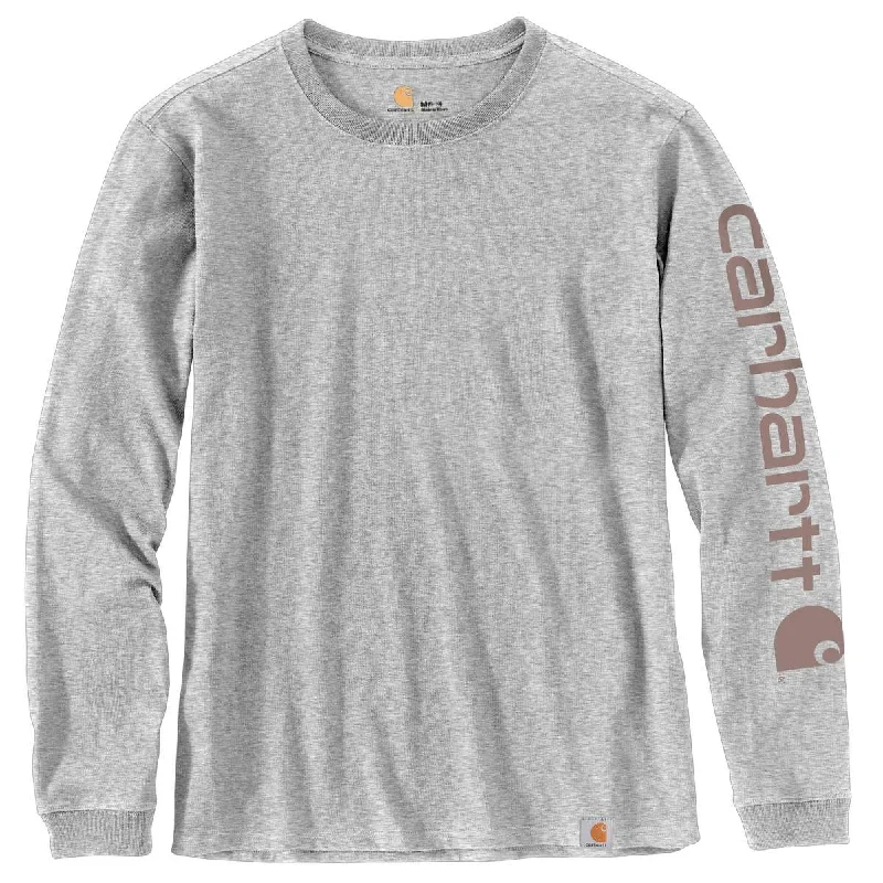 103401 - Carhartt Women's WK231 Workwear Sleeve Logo Long-Sleeve T-Shirt Modern Contemporary Chic 103401 - Carhartt Women's WK231 Workwear Sleeve Logo Long-Sleeve T-Shirt Modern Contemporary Chic