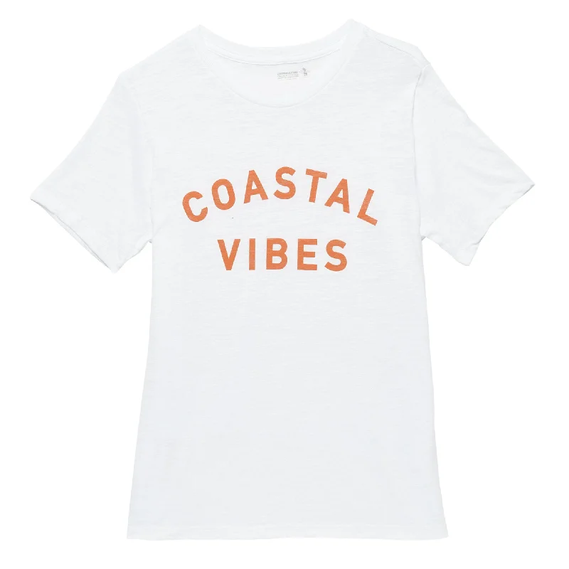 Coastal Vibes Tee Houndstooth Herringbone Solid