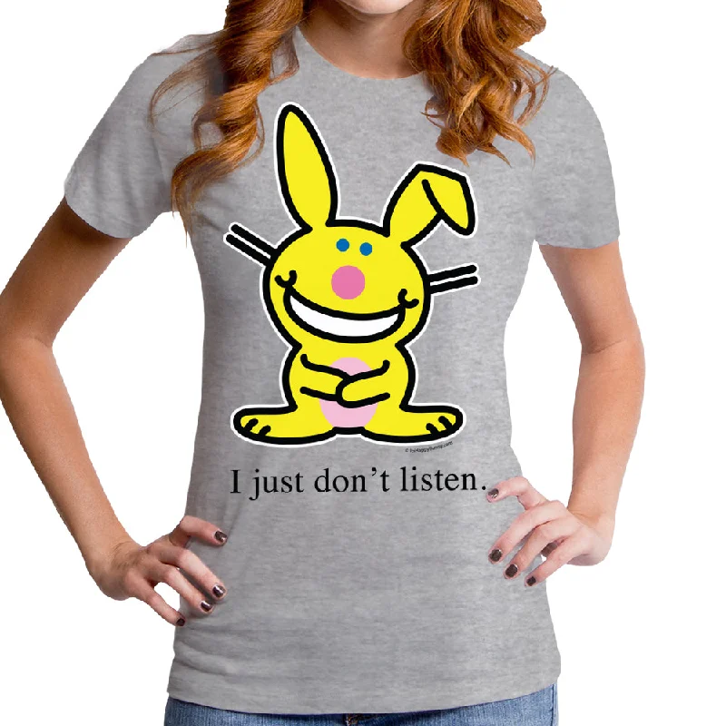 Jim Benton - I Just Don't Listen Women's T-Shirt Anti-Pilling Machine Wash Handmade