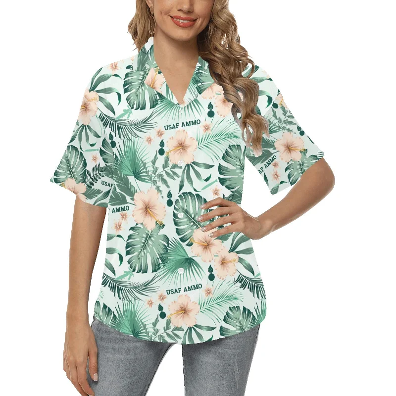 Green Leaves Light Orange Flowers USAF AMMO Pisspots Bombs AMMO Womens Shirt Terry Blend Velvet Blend Canvas Blend Green Leaves Light Orange Flowers USAF AMMO Pisspots Bombs AMMO Womens Shirt Terry Blend Velvet Blend Canvas Blend