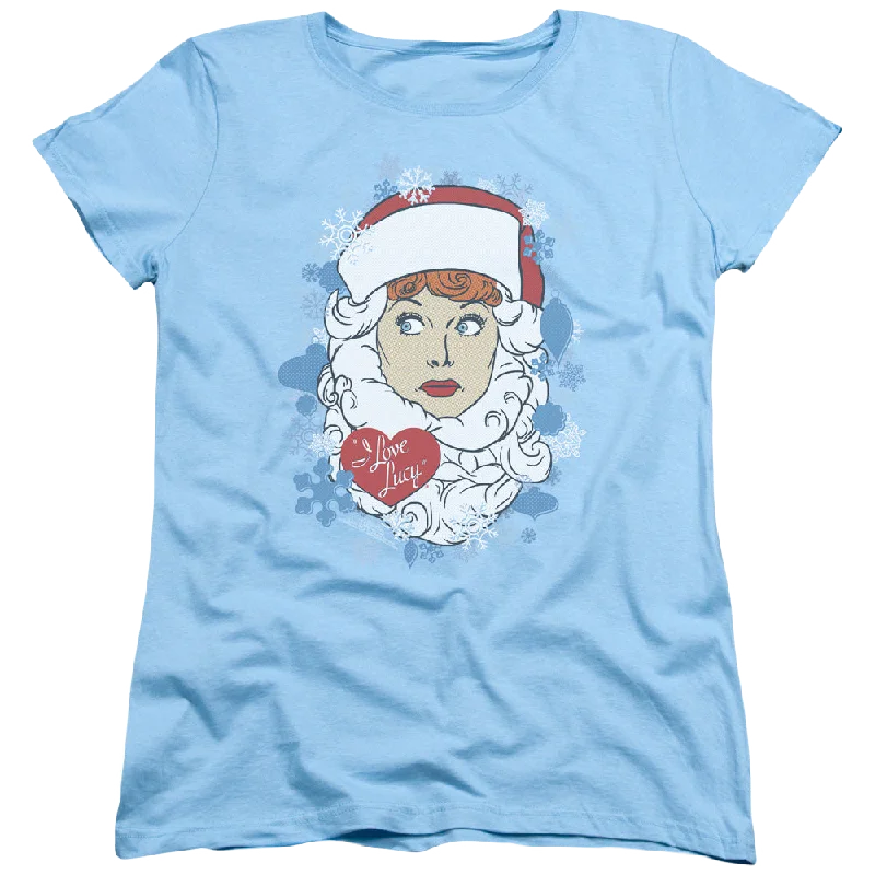I Love Lucy Beard Flakes - Women's T-Shirt Hooded Caped Shawl Collar