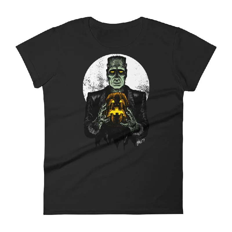 Monster Holiday - The Monster Women's short sleeve t-shirt Machine Wash Dry Clean Hand Wash Monster Holiday - The Monster Women's short sleeve t-shirt Machine Wash Dry Clean Hand Wash
