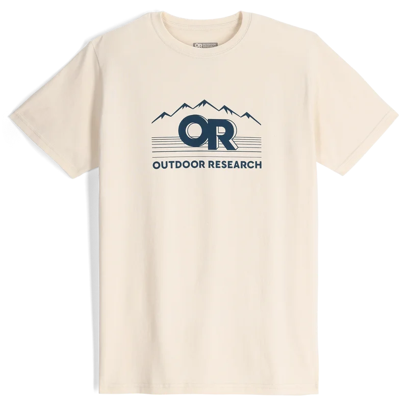 Outdoor Research Advocate Tee - Sand/Harbor - Unisex Fleece Fabric Down Fabric Feather Fabric Outdoor Research Advocate Tee - Sand/Harbor - Unisex Fleece Fabric Down Fabric Feather Fabric