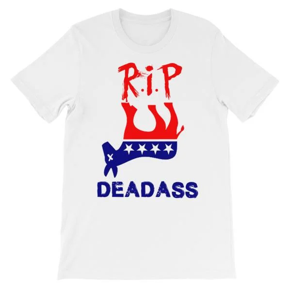 R.I.P. DeadAss Democrats DNC T-Shirt Polka Dot Checkered Tartan