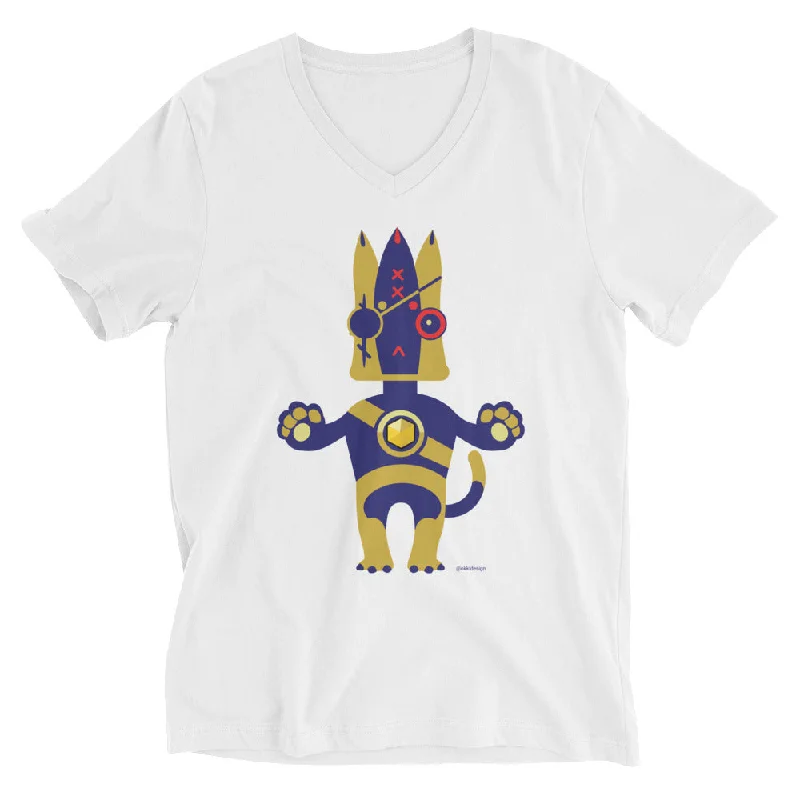 Ushkee King #30 Unisex Short Sleeve V-Neck T-Shirt Mesh Blend Leather Blend Suede Blend Ushkee King #30 Unisex Short Sleeve V-Neck T-Shirt Mesh Blend Leather Blend Suede Blend