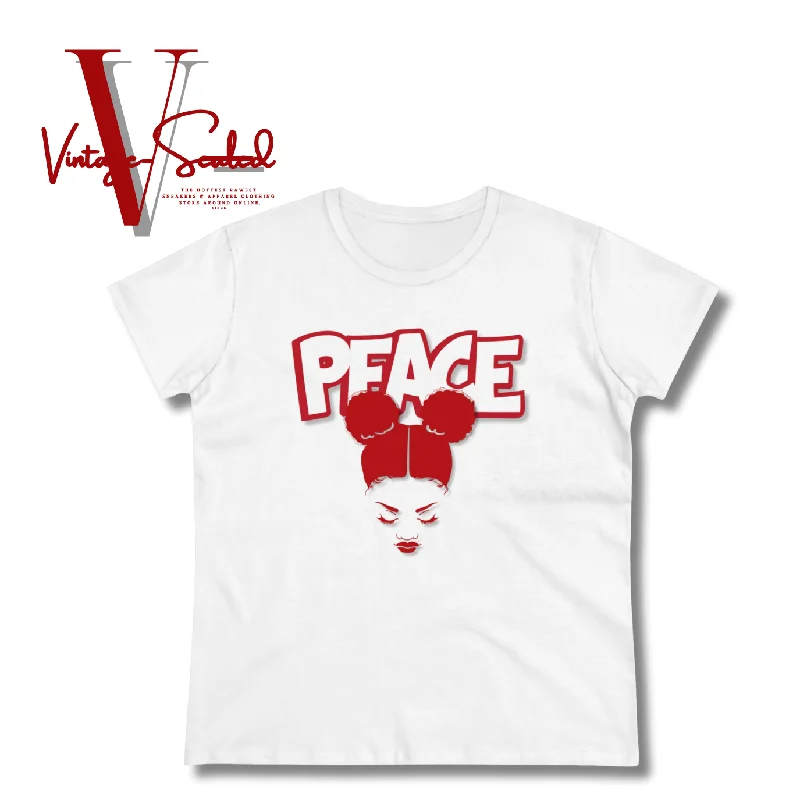 Vintage-Sealed "Women's Peace" Apparel T-Shirts Short Sleeves| Brand New Women's Fashion Modern Contemporary Chic Vintage-Sealed "Women's Peace" Apparel T-Shirts Short Sleeves| Brand New Women's Fashion Modern Contemporary Chic