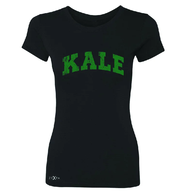 Zexpa Apparel™ Kale G University Gift for Vegetarian Women's T-shirt Vegan Fun Tee Oversized T-Shirt Spandex breathable Zexpa Apparel™ Kale G University Gift for Vegetarian Women's T-shirt Vegan Fun Tee Oversized T-Shirt Spandex breathable
