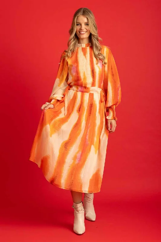 Amanda Dress Orange