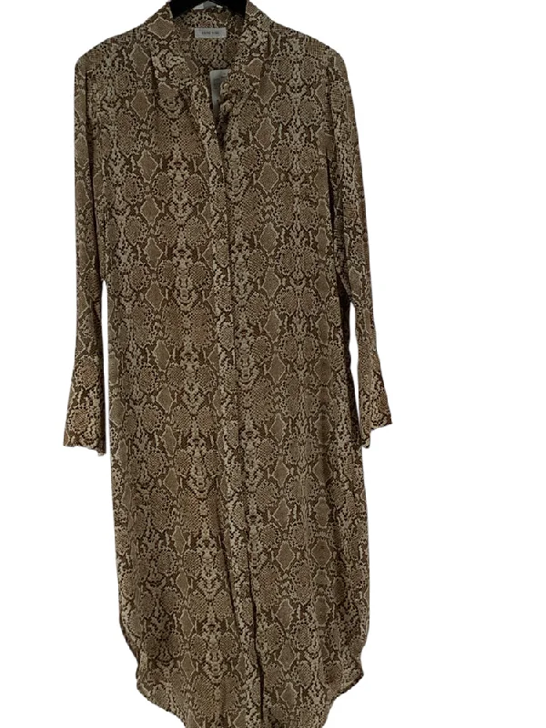 Anine Bing Size M Tan & Brown Dress