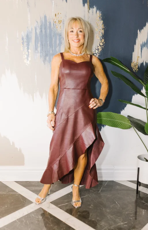 Fantasia Dress, WINE