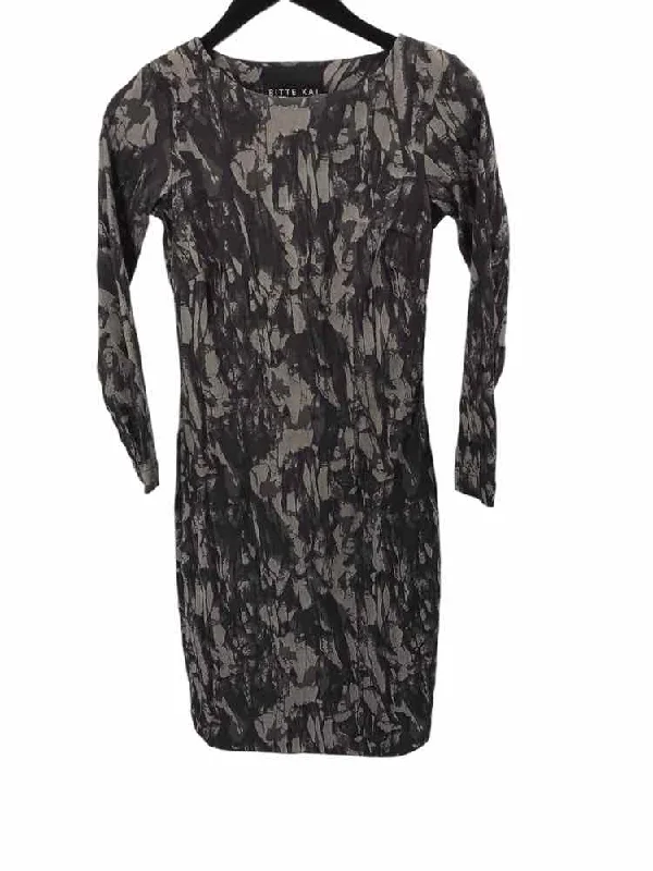 Bitte Kai Rand Size XS Gray & Black Dress