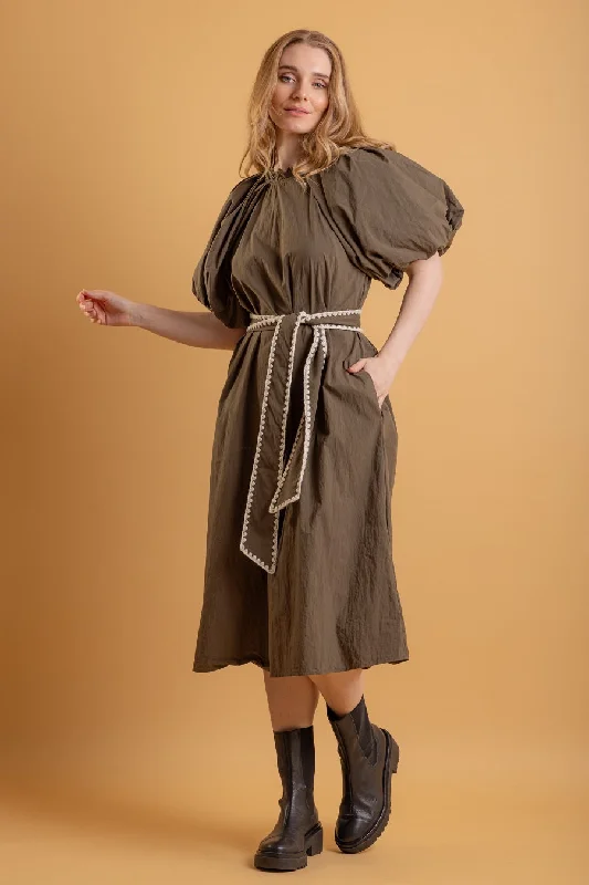 Cassia Dress Khaki