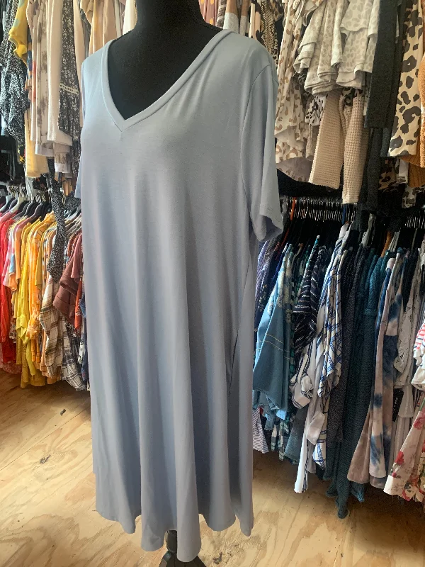 Cornflower Blue Swing Dress