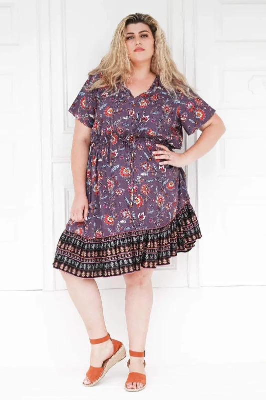 Delilah Dress // Lilac Multi