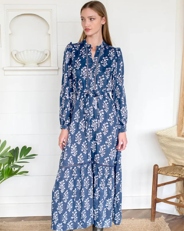 Emerson Fry Frances 4 Dress in Pressed Flowers Blue