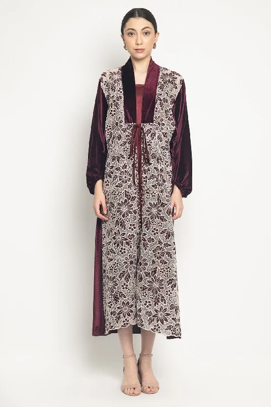 Jelita Dress in Burgundy