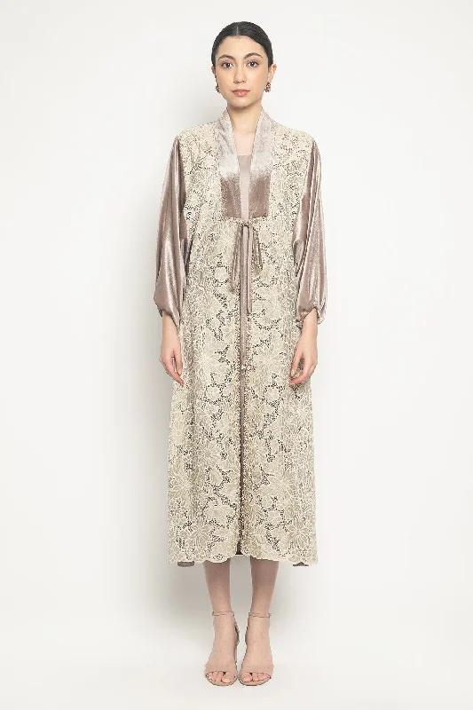 Jelita Dress in Nude Khaki