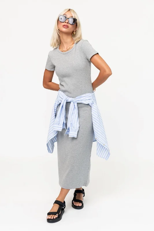 Lulu Dress in Grey