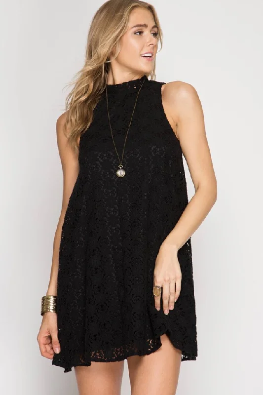 Never Walk Away Black Dress