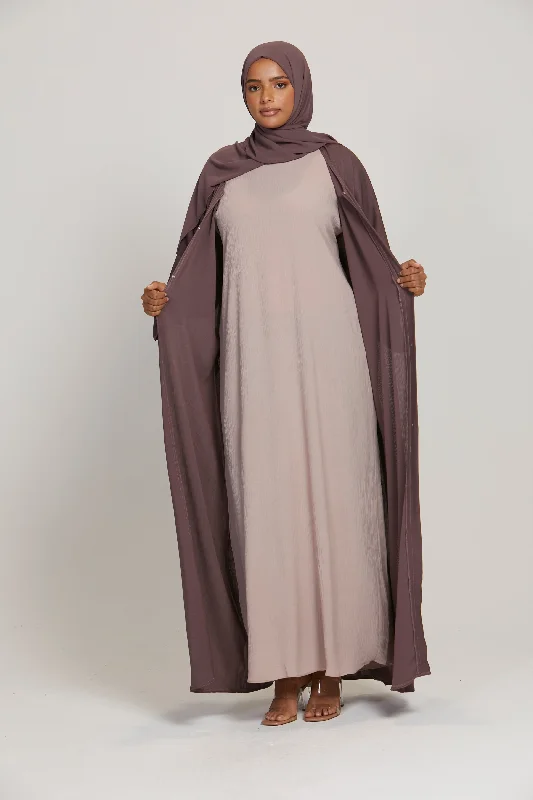 Plus Size Soft Crush Inner Slip Dress - Natural