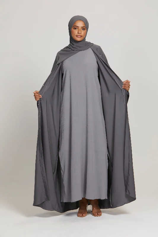 Plus Size Soft Crush Inner Slip Dress - Timeless Grey