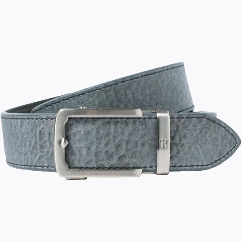 Bison Grey Dress Ratchet Belt 1.5" [38mm]