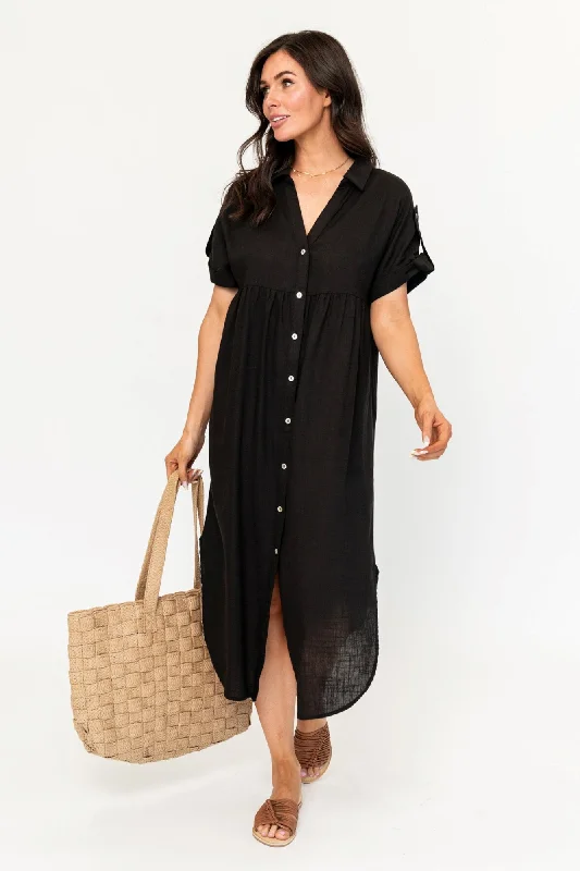 Stone Dress in Black