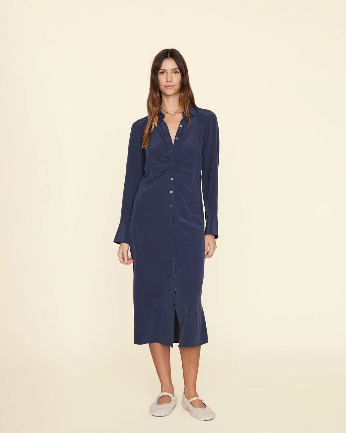 Xirena Banks Dress in Navy