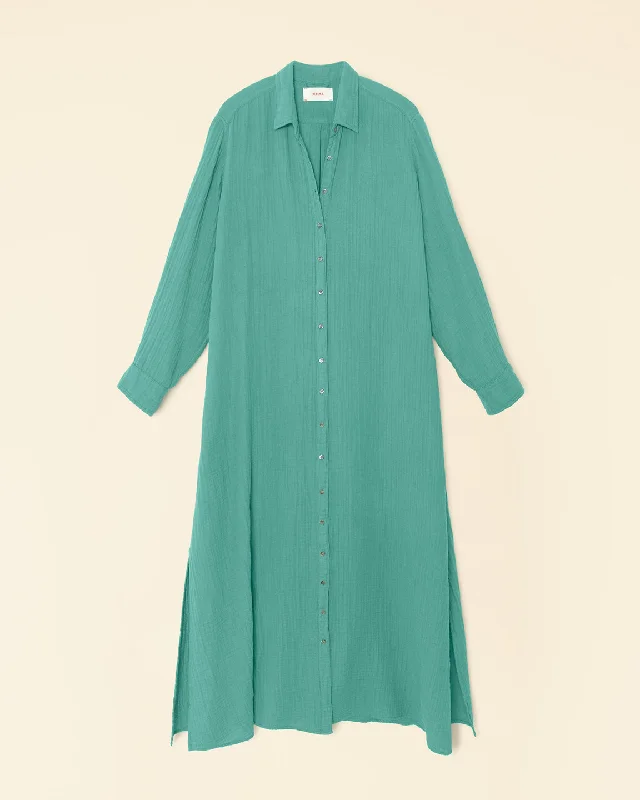 Xirena Boden Dress in Bottle Green